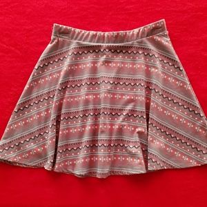 Rue 21 patterned skater skirt